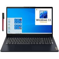 [Windows 11 Pro] Lenovo IdeaPad 3 15 15.6 FHD Business Laptop, Hexa-Core AMD Ryzen 5 5500U (Beat i5-1135G7), 8GB DDR4 RAM, 256GB PCIe SSD, Backlit KB, Fingerprint Reader, Abyss Blu
