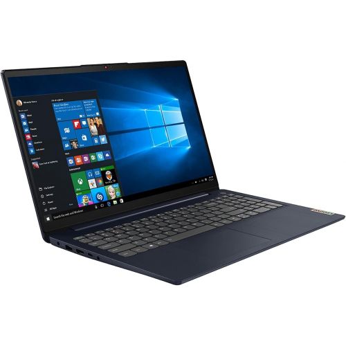 레노버 [Windows 11 Pro] Lenovo IdeaPad 3 15 15.6 FHD Business Laptop, Hexa-Core AMD Ryzen 5 5500U (Beat i5-1135G7), 8GB DDR4 RAM, 256GB PCIe SSD, Backlit KB, Fingerprint Reader, Abyss Blu