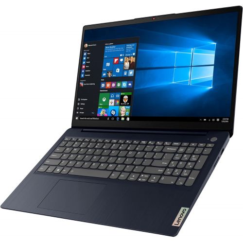 레노버 [Windows 11 Pro] Lenovo IdeaPad 3 15 15.6 FHD Business Laptop, Hexa-Core AMD Ryzen 5 5500U (Beat i5-1135G7), 8GB DDR4 RAM, 256GB PCIe SSD, Backlit KB, Fingerprint Reader, Abyss Blu