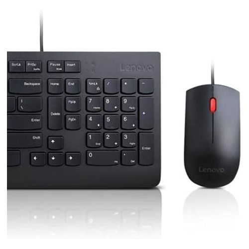 레노버 Lenovo Essential Wired Keyboard and Mouse Combo - US English