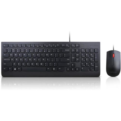레노버 Lenovo Essential Wired Keyboard and Mouse Combo - US English