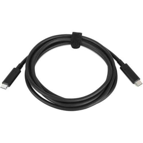 레노버 Lenovo - USB Cable - 6.ft - 24 Pin USB-C (M) to 24 Pin USB-C (M) - Black - for 100E, 330S-14Ast, 720S Touch-15Ikb and More