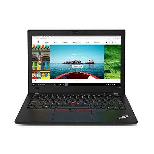 레노버 Lenovo ThinkPad X280 Laptop: Core i5-8350U, 256GB SSD, 8GB RAM, Windows 10 Pro, Backlit Keyboard, Fingerprint Reader