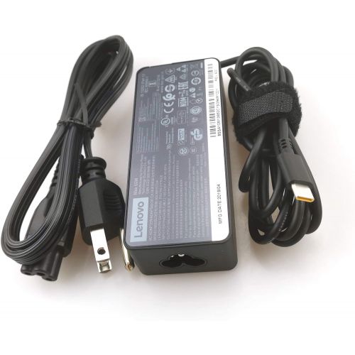 레노버 Laptop Charger 65W watt USB Type C(USB-C) AC Power Adapter for Lenovo ThinkPad Yoga,ADLX65YDC3A,ADLX65YCC3A,ADLX65YLC3A