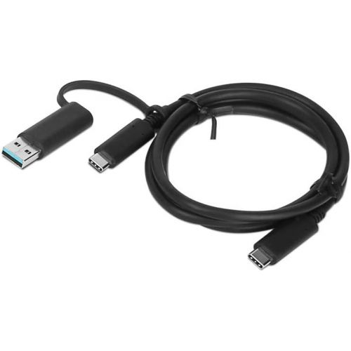 레노버 Lenovo Hybrid USB-C with USB-A Cable, 4x90u90618