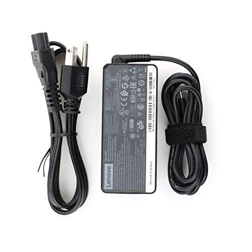 레노버 New Genuine Laptop Charger 65W Watt 20V 3.25A USB Type-C AC Adapter Power Cord ADLX65YDC2A FOR LENOVO Thinkpad X280 X380 X390 L390 E480 E490 E580 E590 E495 R480 S1 2018 T470 T470S