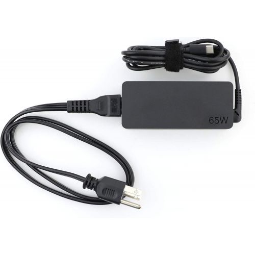 레노버 New Genuine Laptop Charger 65W Watt 20V 3.25A USB Type-C AC Adapter Power Cord ADLX65YDC2A FOR LENOVO Thinkpad X280 X380 X390 L390 E480 E490 E580 E590 E495 R480 S1 2018 T470 T470S