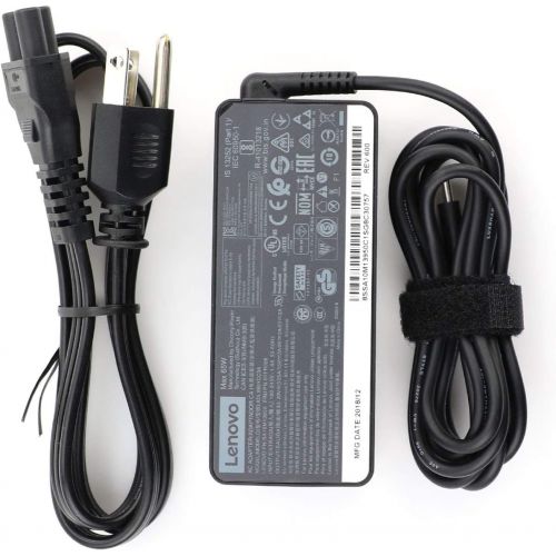 레노버 New Genuine Laptop Charger 65W Watt 20V 3.25A USB Type-C AC Adapter Power Cord ADLX65YDC2A FOR LENOVO Thinkpad X280 X380 X390 L390 E480 E490 E580 E590 E495 R480 S1 2018 T470 T470S