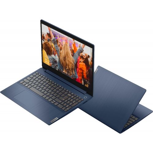 레노버 2021 Lenovo IdeaPad 3 15.6 HD Multitouch Premium Laptop, 10th Gen Intel Core i3-10110U Upto 4.1GHz, 12GB RAM, 512GB PCIe SSD, Card Reader, Windows 10 + HDMI Cable, Blue