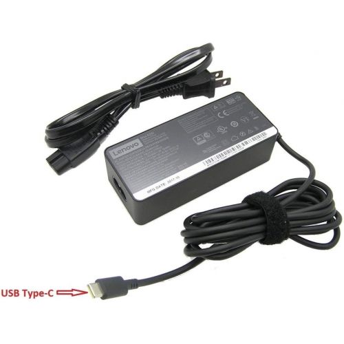 레노버 Lenovo 20V 3.25A 65W USB-C AC Adapter for Lenovo Yoga C930-13, Yoga S730-13, Yoga 920-13, Yoga 730-13, IdeaPad 730s-13, 4X20M26281