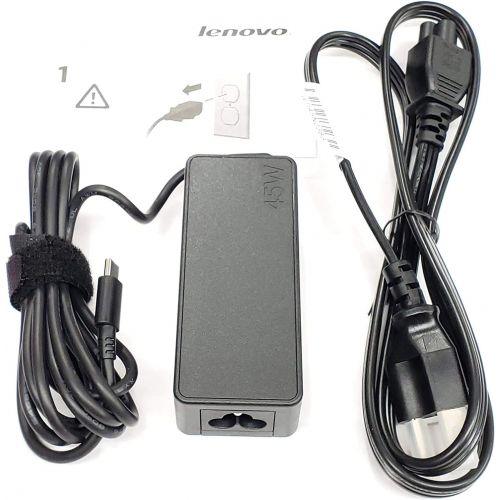 레노버 New Genuine AC Adapter For Lenovo ThinkPad Yoga 11 45 Watt USB-C With Cord 00HM668