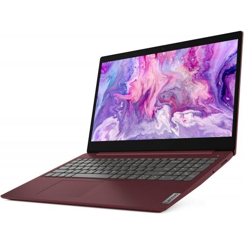 레노버 2021 Newest Lenovo IdeaPad 3 Laptop 15.6 Full HD Computer Notebook, 10th Gen Intel Core i5-1035G1 3.6GHz Processor, 8GB RAM, 256GB SSD, HDMI, Wi-Fi, Webcam, Windows 10, Cherry Red