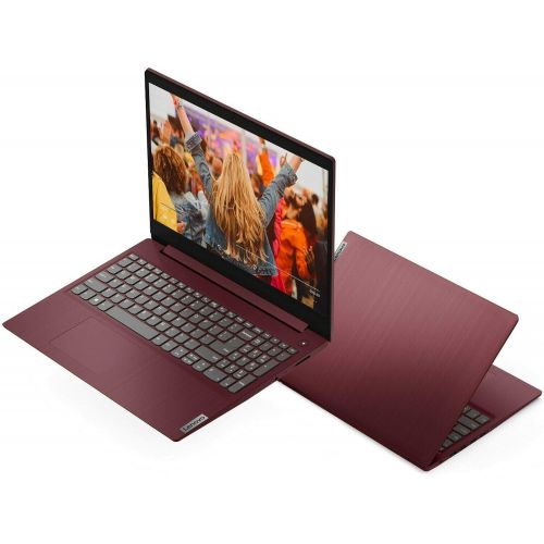 레노버 2021 Newest Lenovo IdeaPad 3 Laptop 15.6 Full HD Computer Notebook, 10th Gen Intel Core i5-1035G1 3.6GHz Processor, 8GB RAM, 256GB SSD, HDMI, Wi-Fi, Webcam, Windows 10, Cherry Red