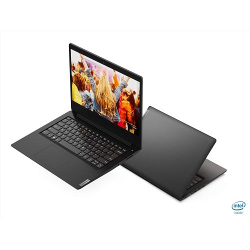 레노버 2021 Lenovo IdeaPad 3 14.0 HD Laptop, Intel Pentium Gold 6405U Processor, 4GB DDR4 RAM, 128GB SSD, HDMI, Webcam, WiFi, Bluetooth 5, Windows 10 S, Black, W/ IFT Accessories