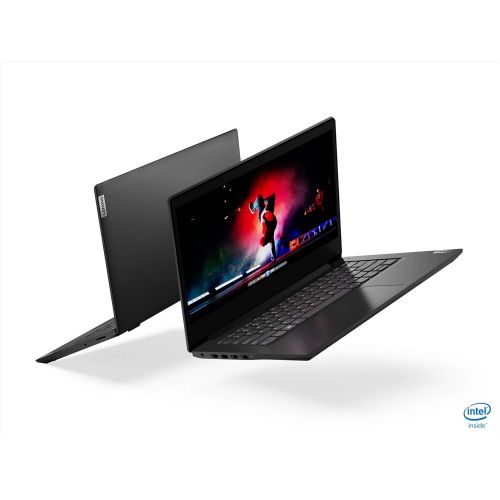 레노버 2021 Lenovo IdeaPad 3 14.0 HD Laptop, Intel Pentium Gold 6405U Processor, 4GB DDR4 RAM, 128GB SSD, HDMI, Webcam, WiFi, Bluetooth 5, Windows 10 S, Black, W/ IFT Accessories