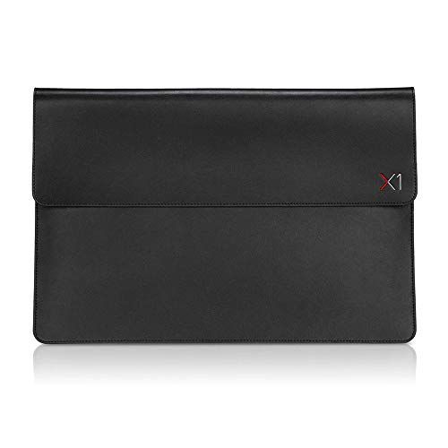 레노버 Black Lenovo Notebook Case Leather 14 ThinkPad X1 Carbon/Yoga Case 4X40U97972