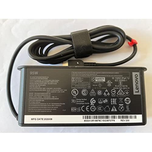 레노버 Original 95W USB Type C - Y9000X Laptop Charger，T470S T480S AC Adapter For Lenovo