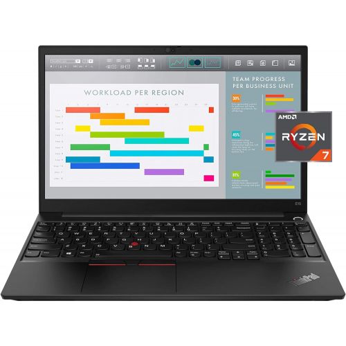 레노버 Lenovo ThinkPad E15 Gen 2 Business Laptop, 15.6 FHD 1080P IPS Display, AMD Ryzen 7 4700U ( i7-10710U), 40GB DDR4 RAM, 1TB PCIe SSD, Webcam, WiFi, Bluetooth, Win 10 Pro