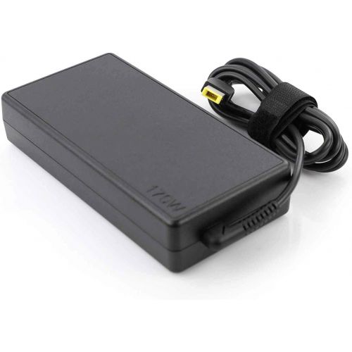 레노버 Laptop Charger 170W watt Slim Square tip AC Power Adapter for Lenovo ThinkPad Legion Y700 Y7000 E700 E600 R720 Y900 Y920,W550,W541,W540,W530,T550,T520,Y530,Y70-70,P50,P51