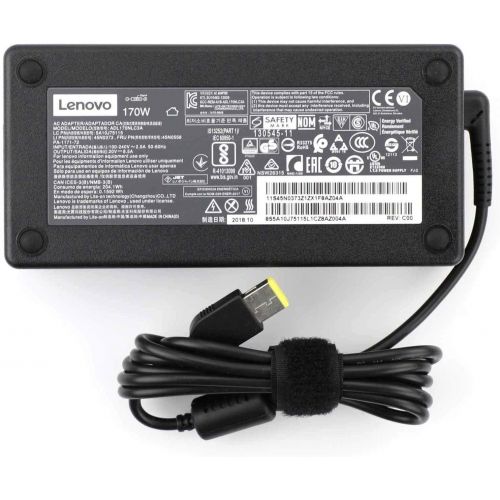레노버 Laptop Charger 170W watt Slim Square tip AC Power Adapter for Lenovo ThinkPad Legion Y700 Y7000 E700 E600 R720 Y900 Y920,W550,W541,W540,W530,T550,T520,Y530,Y70-70,P50,P51