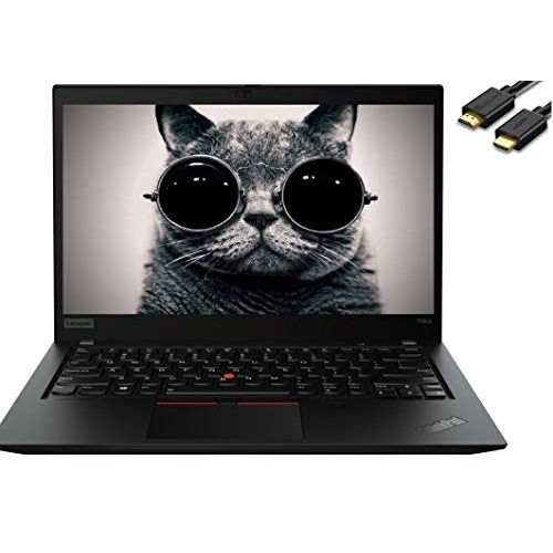 레노버 Lenovo ThinkPad T490s 14 FHD Business Laptop (Intel 4-Core i5-8365U(Beat i7-7500U), 8GB RAM, 256GB SSD) Thunderbolt 3, HDMI, Backlit, Fingerprint, Webcam, Windows 10 Pro + IST Comp