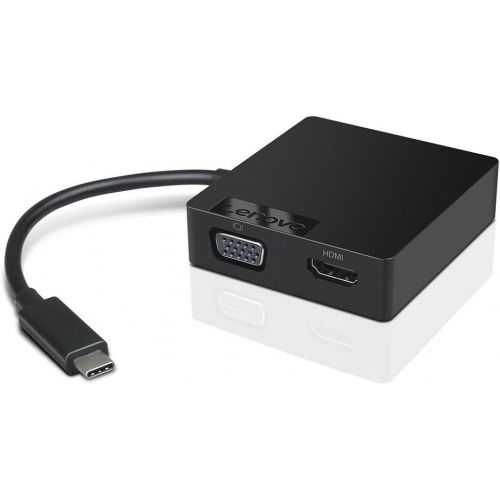 레노버 Lenovo USB C Travel ?Hub, Black GX90M61235