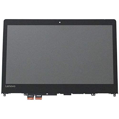 레노버 For Lenovo New 14 FHD LCD Screen LED Display Touch Digitizer with Bezel Frame Assembly fit Lenovo Ideapad Flex 4-1470 1480 80SA 80VD 80S7 Yoga 510-14IKB