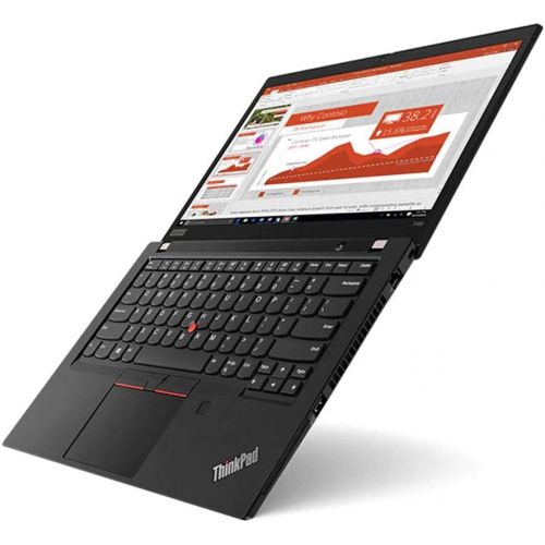 레노버 Lenovo Thinkpad T490 Laptop (20N2-0042US) Intel i7-8665U, 16GB RAM, 512GB SSD, 14-inch WQHD 2560x1440, Win10 Pro, MicroSD Card Reader, Fingerprint, IR 720p Webcam, Backlit KB