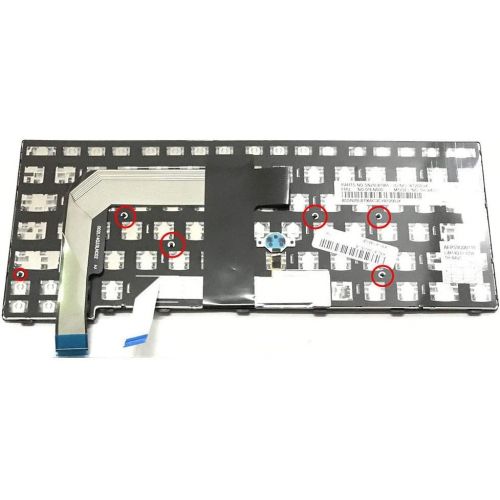 레노버 For Lenovo Laptop Replacement Keyboard For Lenovo ThinkPad T460s T470s (Not Fit T460 T460p T470 T470p) Laptop No Backlight (6 Fixing Screws) 00PA411 00PA493 SN20H42323 SN20H42405,b