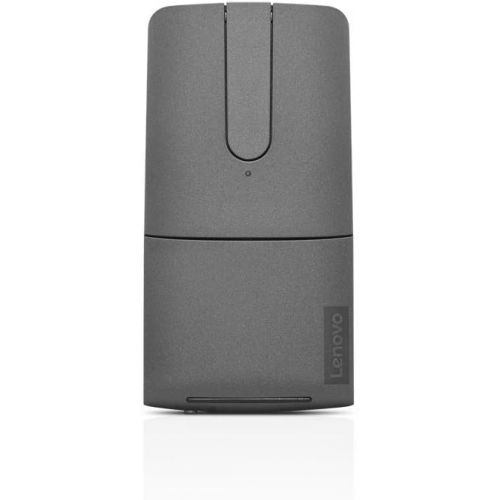 레노버 Lenovo Yoga Mouse with Laser Presenter, 2.4GHz Wireless Nano Receiver & Bluetooth 5.0, Award-Winning Ergonomic V-Shape, Adjustable 1600 DPI, Optical Mouse, GY50U59626, Iron Grey, g