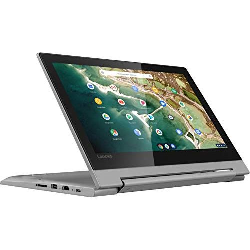 레노버 2021 Lenovo Chromebook Flex 3 2-in-1 11.6 HD Touchscreen Laptop, MediaTek MT8173C Quad-Core Processor, 4GB RAM, 32GB eMMC, HDMI, Webcam, Wi-Fi, Bluetooth, Chrome OS, Platinum Gray,