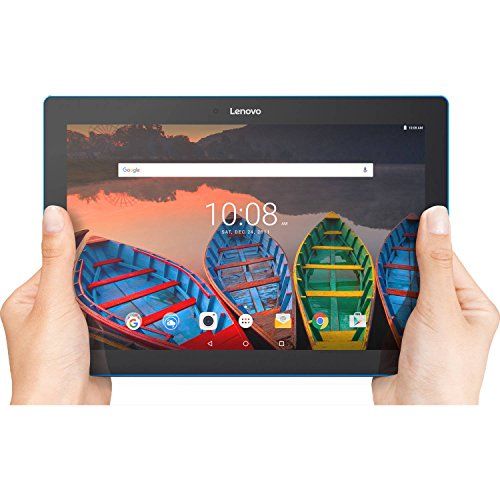 레노버 Lenovo Tab 10 Tablet, 10.1 HD Touchscreen, Qualcomm Quad-core Processor 1.30GHz, 1GB Memory, 16GB Storage, Wifi, Bluetooth, Webcam, Up to 10 hours battery life, Android 6.0 OS