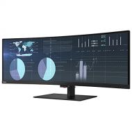 Lenovo - 61D5RAR1US - Lenovo ThinkVision P44w-10 43.4 WQUXGA WLED LCD Monitor - 32:10 - Raven Black - Vertical Alignment (VA) - 1.07 Billion Colors - 380 Nit Typical, 450 Nit Peak