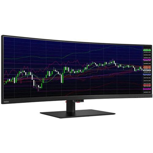 레노버 Lenovo - 61D5RAR1US - Lenovo ThinkVision P44w-10 43.4 WQUXGA WLED LCD Monitor - 32:10 - Raven Black - Vertical Alignment (VA) - 1.07 Billion Colors - 380 Nit Typical, 450 Nit Peak