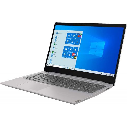 레노버 2021 Lenovo IdeaPad 15.6 Full HD Laptop, AMD Ryzen 3 3200U Processor, 8GB RAM, 256GB SSD, AMD Radeon Vega 3, HDMI, Wi-Fi 5, Numeric Keypad, Windows 10 S, Platinum Gray, W/ IFT Acce