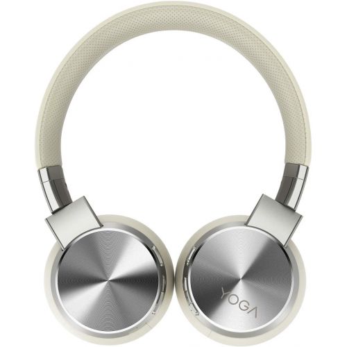 레노버 Lenovo Yoga Active Noise Cancellation Headphones, Wireless On-Ear Headphones, Bluetooth 5.0, 14Hrs Playtime, Microphone, Fold-Flat, Memory Foam Earpads, Carry Case, Win/Mac/Android