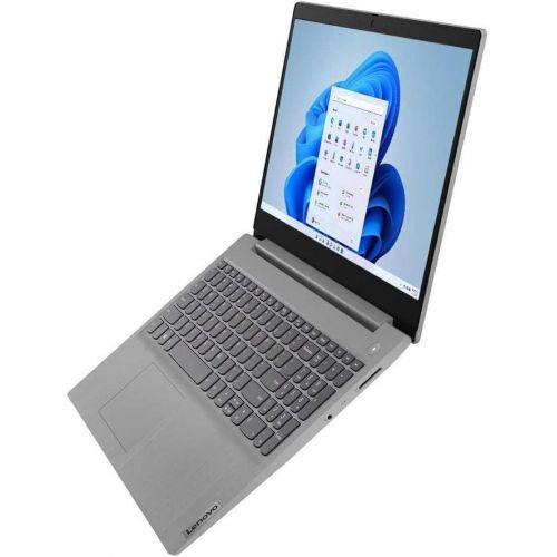 레노버 Lenovo Ideapad 3, 15.6 FHD (1920 x 1080) LED Display, Intel Pentium Silver N5030 - 1080p?up to 1.10GHz, 4Cores, 4GB DDR4 RAM, 128GB SSD, Webcam, Bluetooth, Windows 11S Home, Gray,