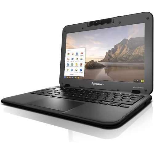 레노버 Lenovo N21 11.6 Chromebook Laptop, Intel N2840 2.16GHz Dual-Core, 16GB Solid State Drive, 802.11ac, ChromeOS