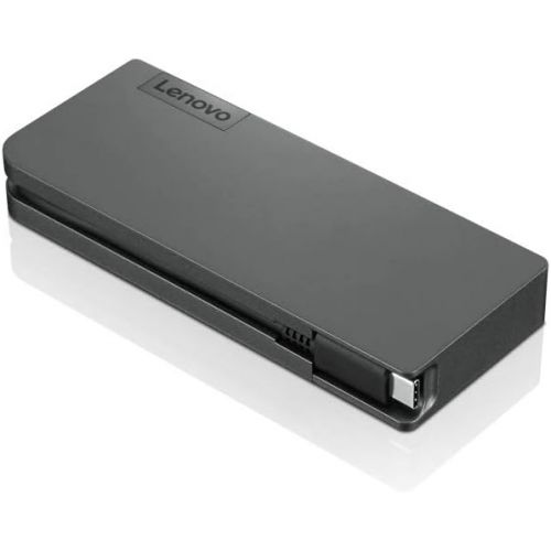 레노버 Lenovo Powered USB-C Travel Hub - for Notebook - USB Type C - 3 X USB Ports - 1 X USB 2.0 - Network (RJ-45) - HDMI - VGA - Wired