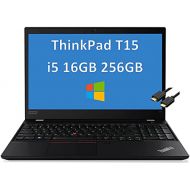 Lenovo ThinkPad T15 Gen 1 20S60029US 15.6 Notebook - 1920 x 1080 - Core i5 i5-10210U - 8 GB RAM - 256 GB SSD - Black - Windows 10 Pro 64-bit - Intel UHD Graphics - in-Plane Switchi