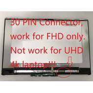 For Lenovo 15.6 FHD LCD Touch Screen Assembly with Bezel Fit Lenovo Yoga 730-15IWL 81JS (30 PIN Connector)