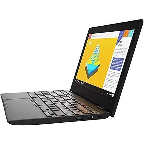 레노버 2020 Lenovo 100e 2nd Gen 11.6 Anti-Glare HD Business, Student Chromebook Laptop, Quad-Core MT8173C CPU, 4GB RAM, 32GB eMMC+128GB IST SD Card, Type C, WiFi AC, Webcam, Chrome OS