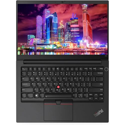 레노버 Lenovo ThinkPad E14 Gen 2-are 20T6002QUS 14 inch Notebook PC Bundle with Ryzen 7 4700U, 8GB DDR4, 256GB SSD, Radeon Graphics, Webcam, Stereo Speakers, Microphone, Windows 10 Pro, a