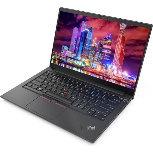 레노버 Lenovo ThinkPad E14 Gen 2-are 20T6002QUS 14 inch Notebook PC Bundle with Ryzen 7 4700U, 8GB DDR4, 256GB SSD, Radeon Graphics, Webcam, Stereo Speakers, Microphone, Windows 10 Pro, a