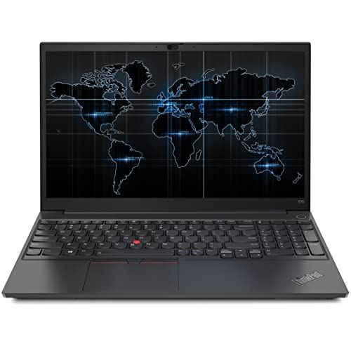 레노버 Lenovo Thinkpad E15 Gen 2 Business Laptop, 15.6 Full HD 1080P Non-Touch Display, AMD Ryzen 5 Pro 4650U 6-Core Processor, 16GB RAM, 256GB SSD, Webcam, HDMI, Wi-Fi 5, Bluetooth, Wind