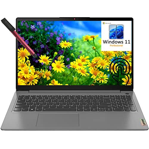 레노버 [Windows 11 Pro] Lenovo IdeaPad 3 Business Laptop, 15.6 FHD Touchscreen, Quad-Core i5-1135G7 (Beat i7-1065G7), 12GB DDR4 RAM, 1TB PCIe SSD, WiFi 6, Fingerprint Reader, Backlit KB,