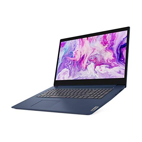 레노버 2021 Lenovo IdeaPad 3 17.3 HD+ LED Backlit Display Laptop, Intel Core i5-1035G1 Processor, 8GB RAM, 256GB SSD, HDMI, WiFi, Bluetooth, Webcam, Windows 10, Abyss Blue, W/ IFT Accesso