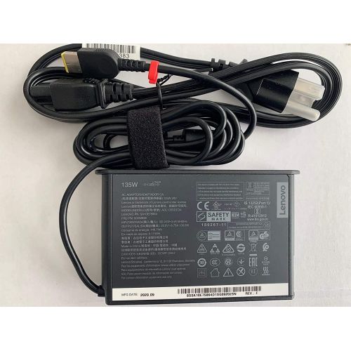 레노버 Lenovo P/N: 4X20Q88539 Slim 135W AC Adapter for Lenovo G510,G5005,Y50-70,Y50P-70,Y520-15,Y700-14,Y700-17,Y70-70 - Retail Box