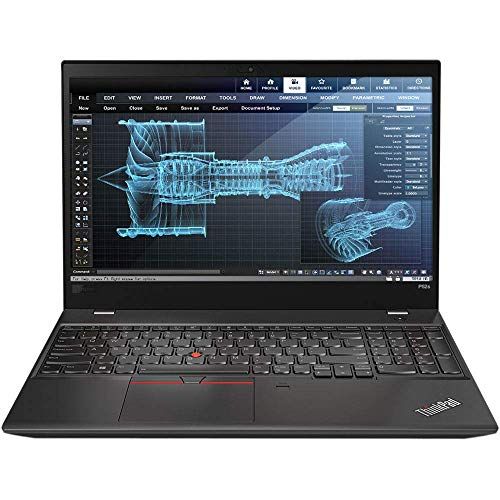 레노버 Lenovo ThinkPad P52s Mobile Workstation Ultrabook Laptop (Intel 8th Gen i7-8550U 4-core, 16GB RAM, 512GB SSD, 15.6 Inch FHD 1920x1080 IPS, NVIDIA Quadro P500, Fingerprint, Backlit