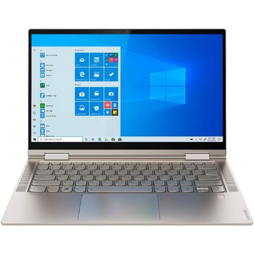 레노버 2021 Lenovo Yoga C740 2-in-1 14 FHD Touchscreen Laptop Computer, Intel Core i5-10210U, 8GB RAM, 256GB SSD, Backlit Keyboard, Intel UHD Graphics, HD Webcam, Windows 10, Mica, 32GB S